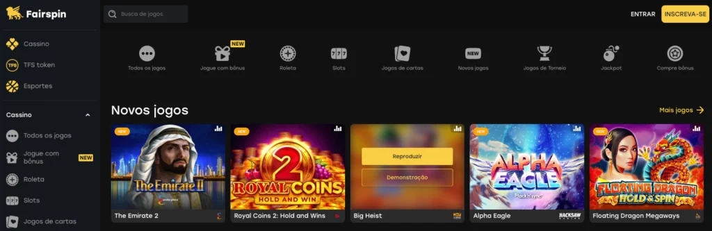 Casino Online Fairspin
